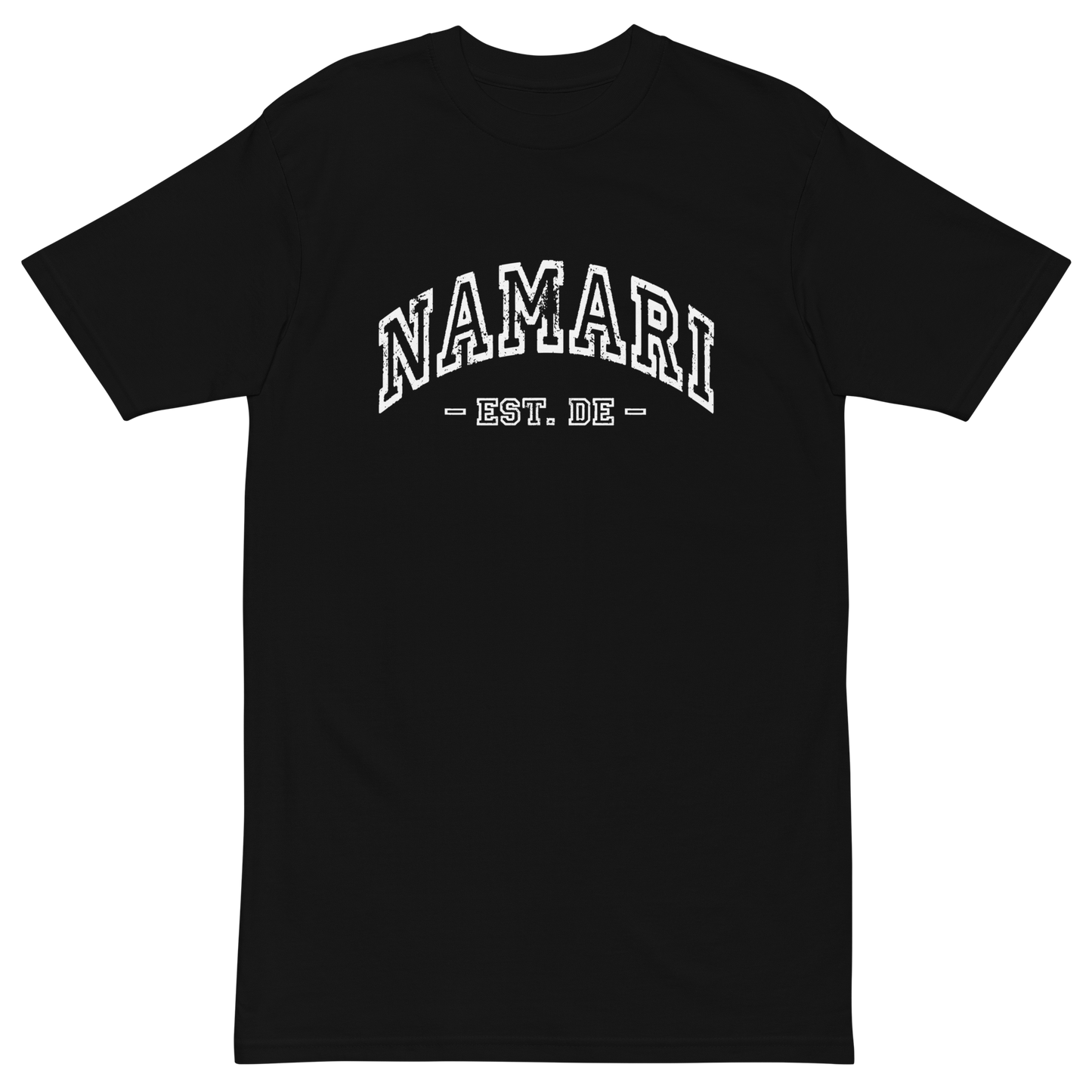 College Styled Namari Men’s premium heavyweight tee