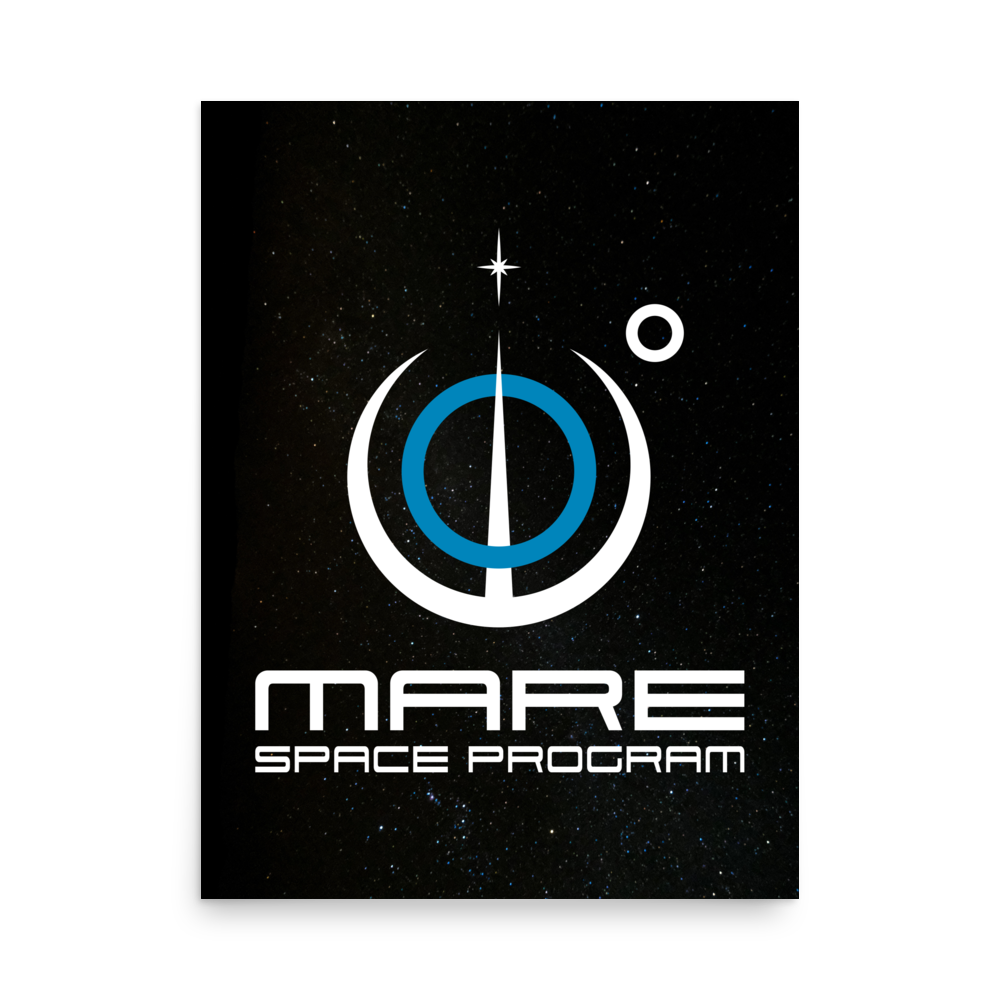 Mare Space Program Photo Paper Poster