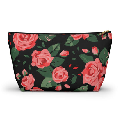Rose Accessory Pouch w T-bottom