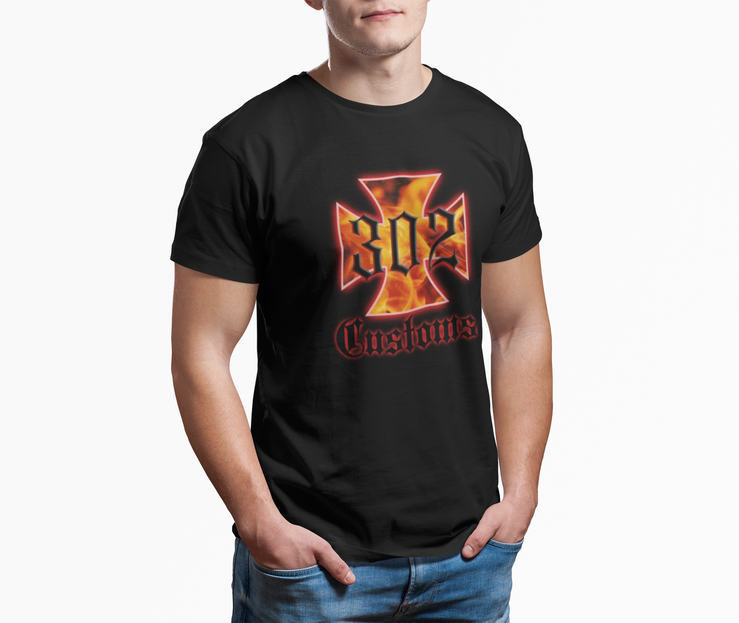 302 Inferno Unisex T-Shirt (Black)