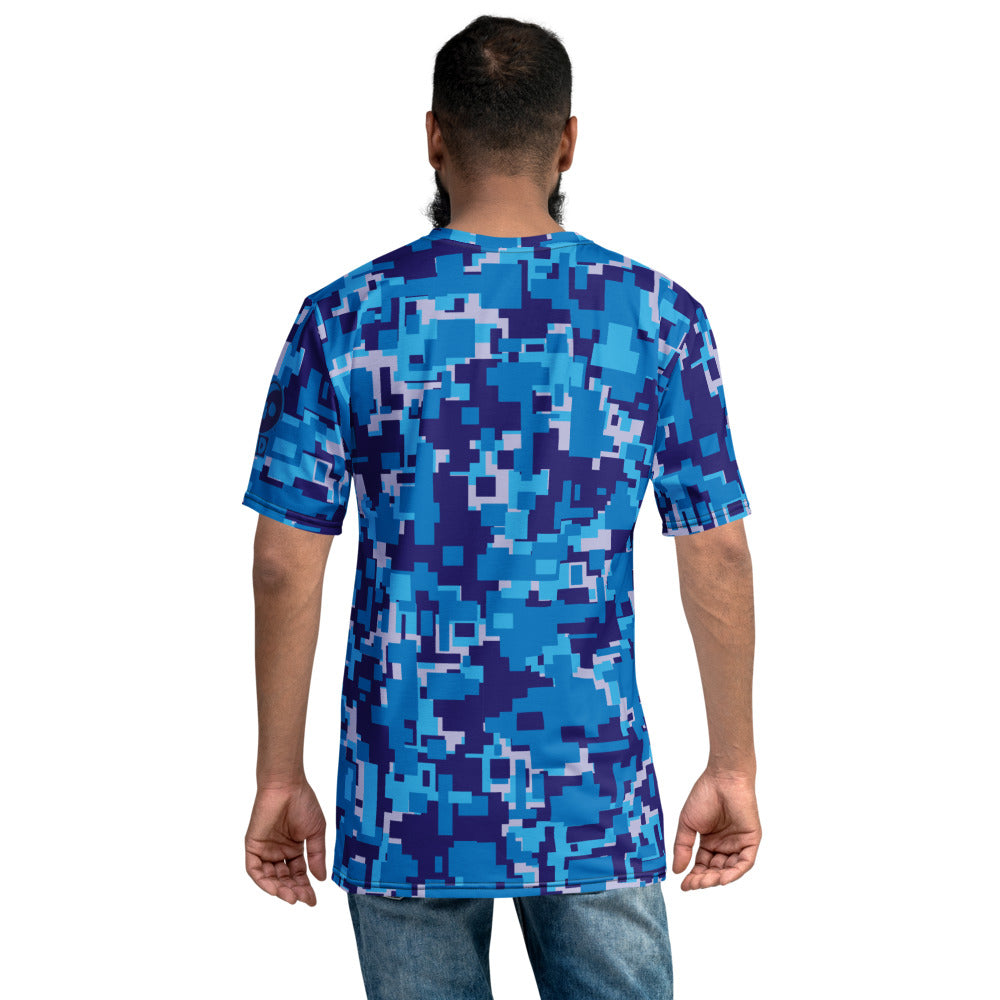 Aquamarine Camo Namari Men's T-shirt