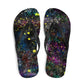 Painted Nebula Flip-Flops