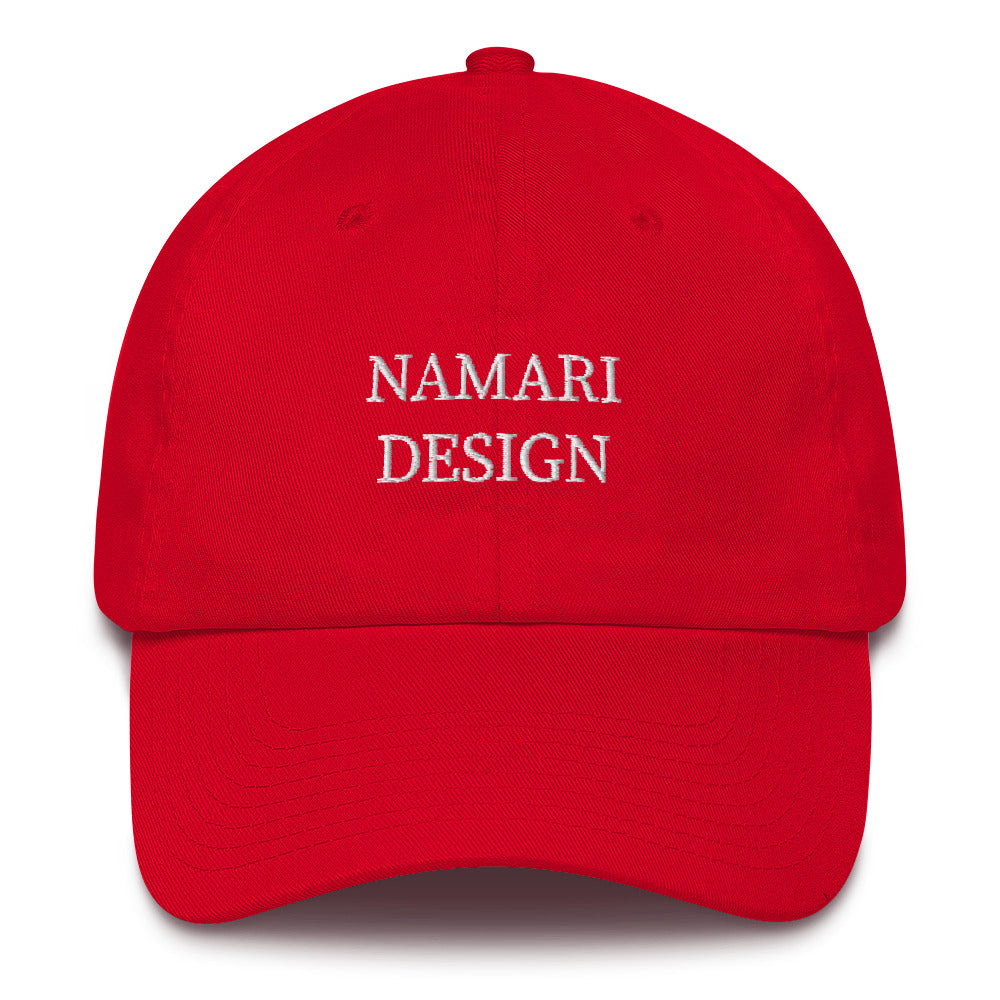 Namari Design Red Cotton Cap