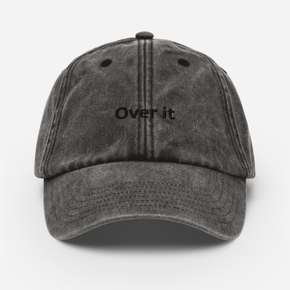 Over it Vintage Hat